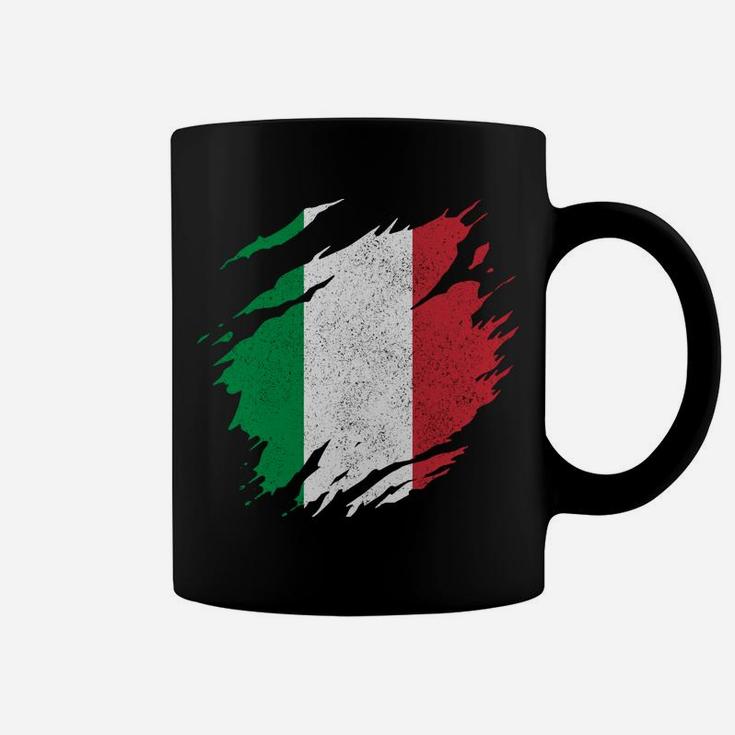 Italy Flag Italian Pride Vintage Italia Coffee Mug