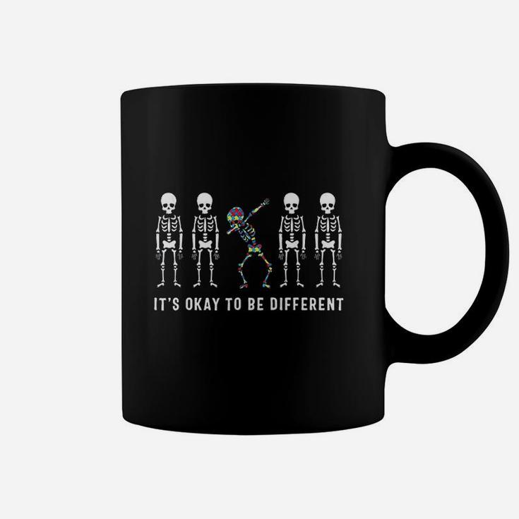Its Okay To Be A Little Different Skeleton Gift Coffee Mug