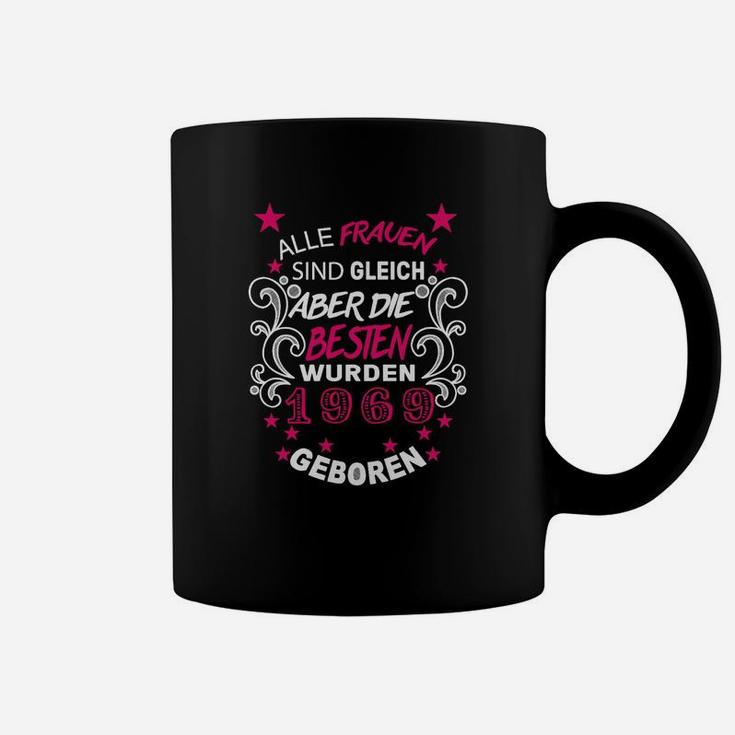 Jahrgang 1965 Geburtstags-Tassen für Frauen, Retro-Stil in Schwarz