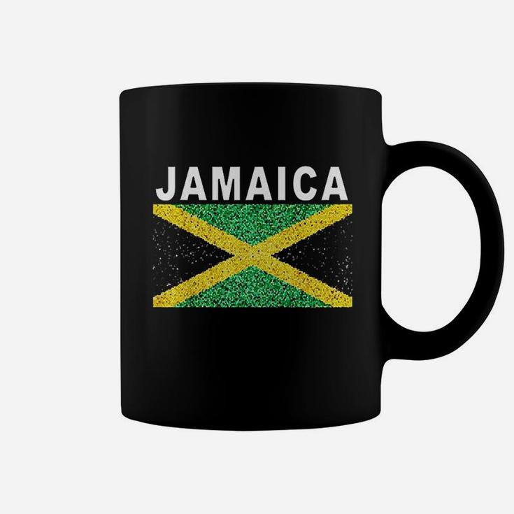 Jamaica Flag Artistic Jamaican National Pride Coffee Mug