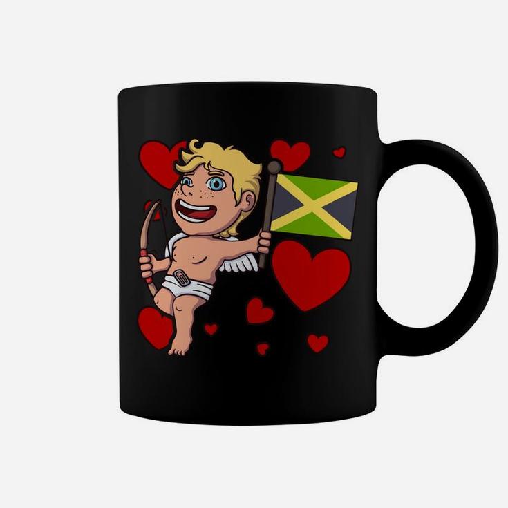 Jamaican Cupid Valentines Day Jamaica Themed Gift Coffee Mug