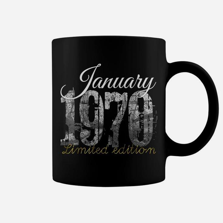 January 1970 Tee - 50 Year Old Shirt 1970 50Th Birthday Gift Coffee Mug