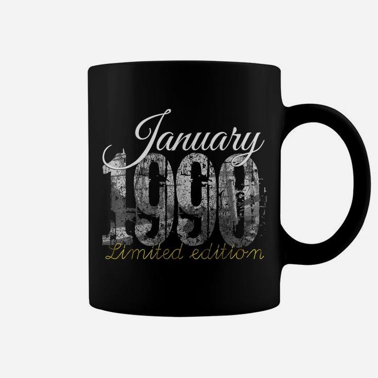 January 1990 Tee - 30 Year Old Shirt 1990 30Th Birthday Gift Coffee Mug