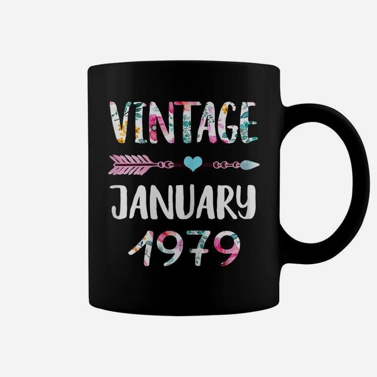 January Girls 1979 Birthday Gift 42 Years Old Made In 1979 Coffee Mug