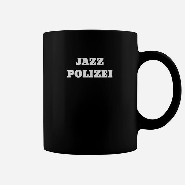 Jazz Polizei Schwarzes Tassen, Aufdruck Tee für Musikfans