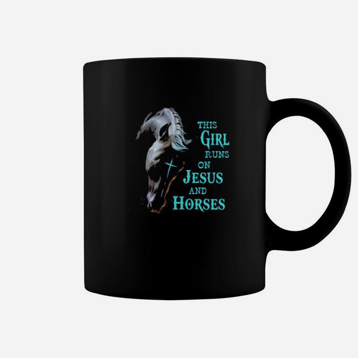 Jesus And Horse Coffee Mug