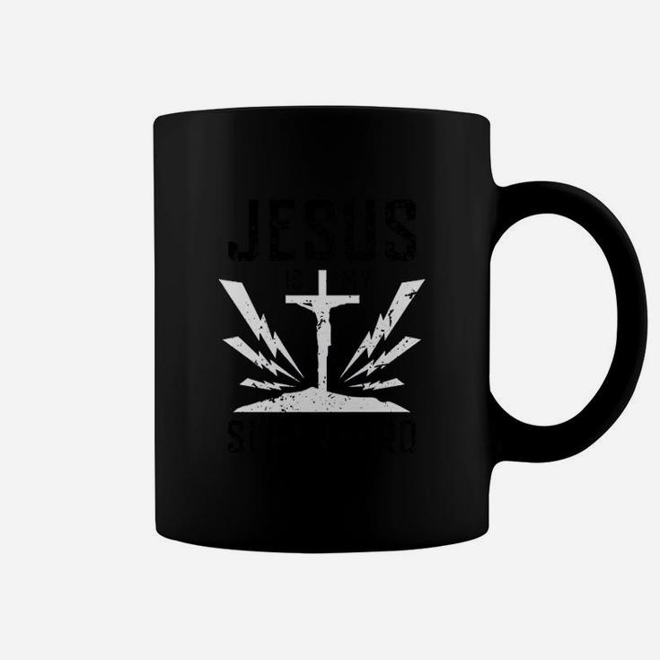 Jesus Is My Superhero Funny Jesus Coffee Mug