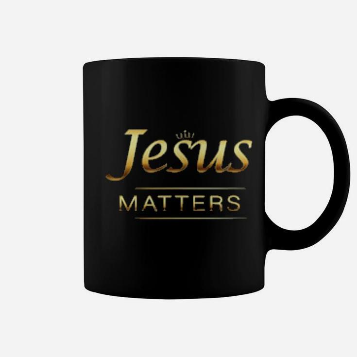 Jesus' Life Matters  Jesus Christ Savior Vintage Crown Coffee Mug