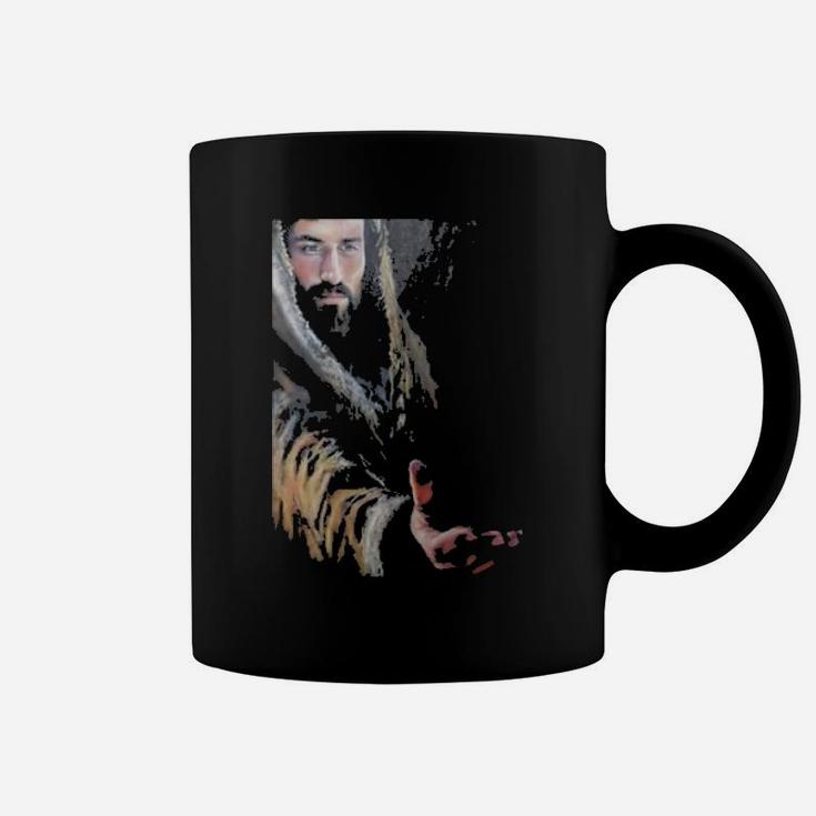 Jesus Reaching Hand Coffee Mug