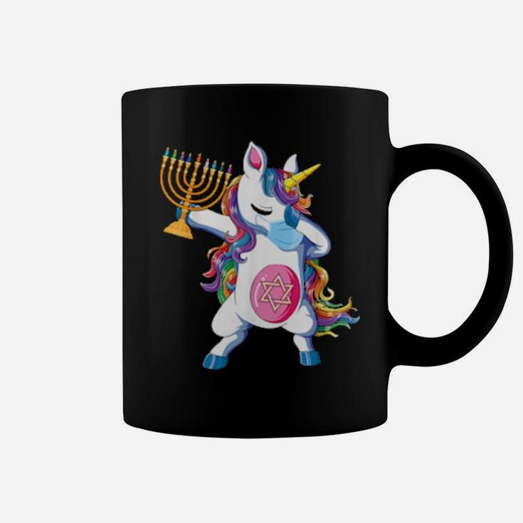 Jewnicorn Hanukkah Unicorn Girl Coffee Mug