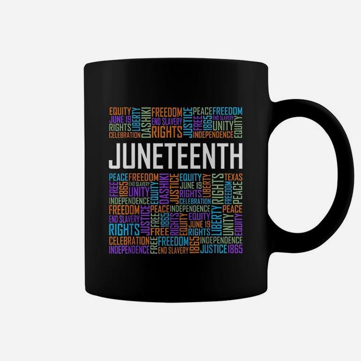 Juneteenth Words Coffee Mug