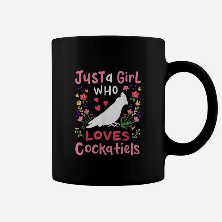 Just A Girl Who Loves Cockatiels Coffee Mug