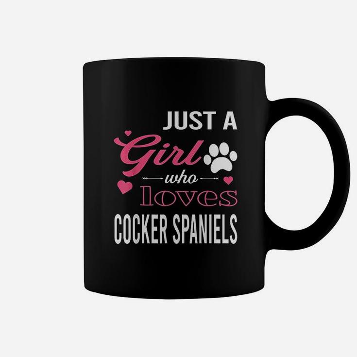 Just A Girl Who Loves Cocker Spaniels Coffee Mug