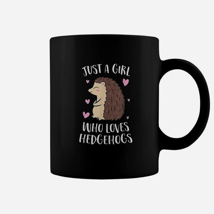 Just A Girl Who Loves Hedgehogs Cute Coffee Mug