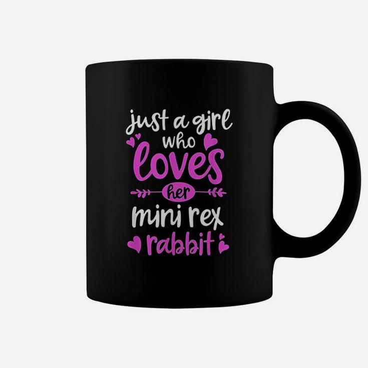 Just A Girl Who Loves Her Mini Rex Rabbit Coffee Mug