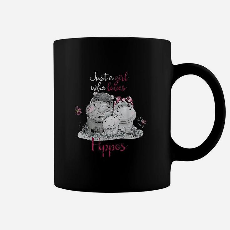 Just A Girl Who Loves Hippo Coffee Mug