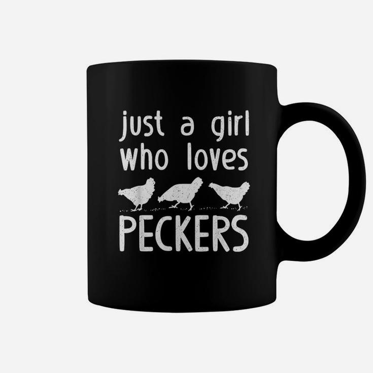 Just A Girl Who Loves Peckers Coffee Mug