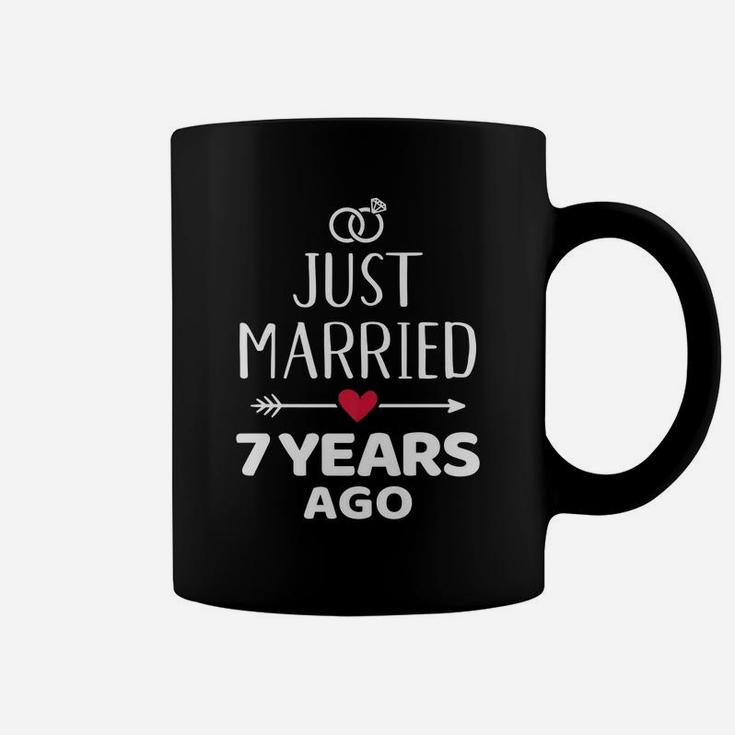 Just Married 7 Years Ago 7Th Wedding Anniversary Coffee Mug