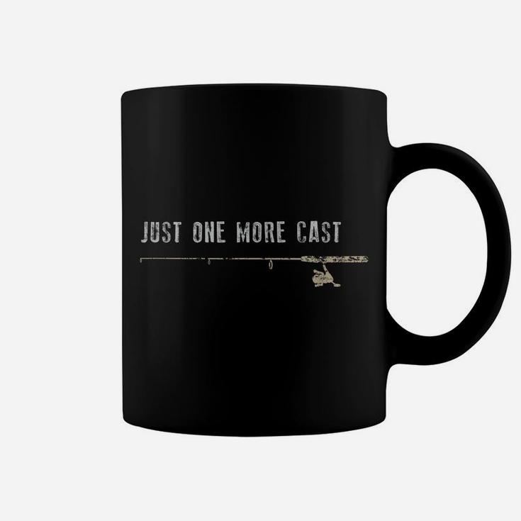 Just One More Cast Father's Day Gift Funny Fishing Coffee Mug