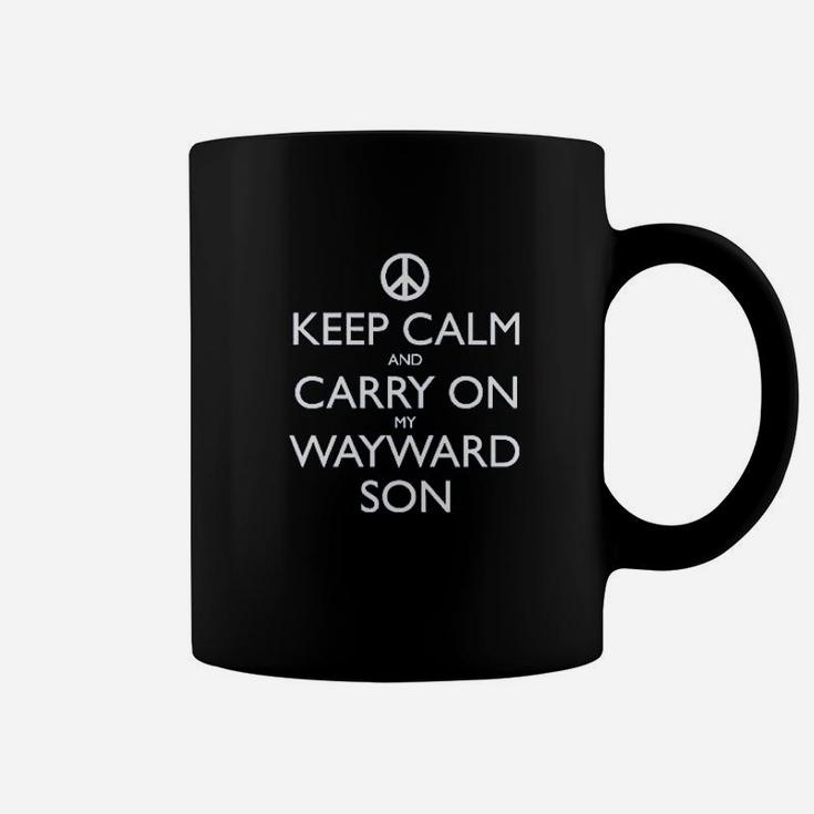 Keep Calm And Carry On My Wayward Son Coffee Mug