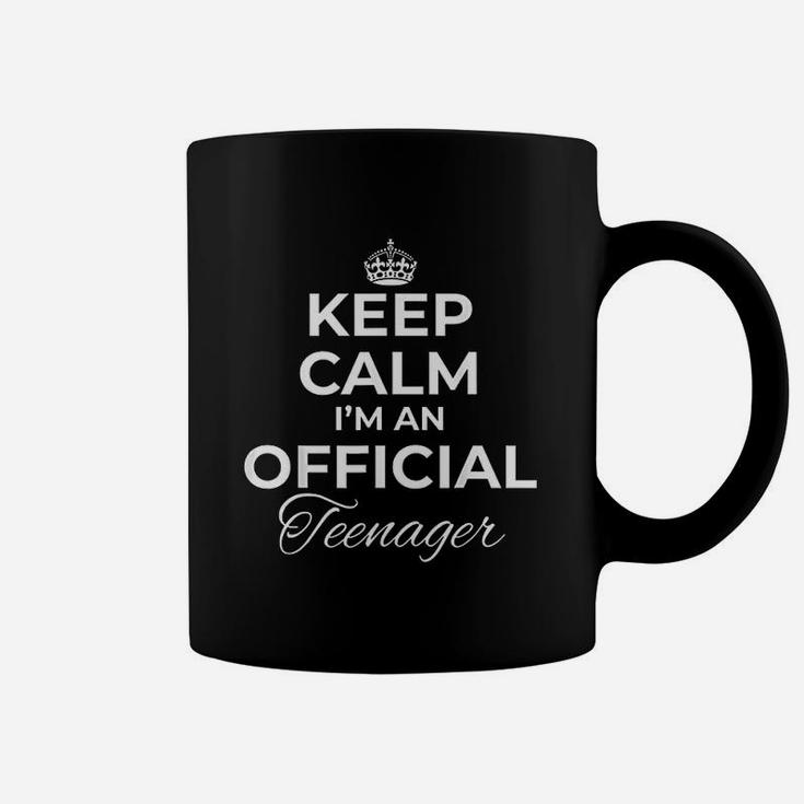 Keep Calm I Am An Official Teenager Coffee Mug