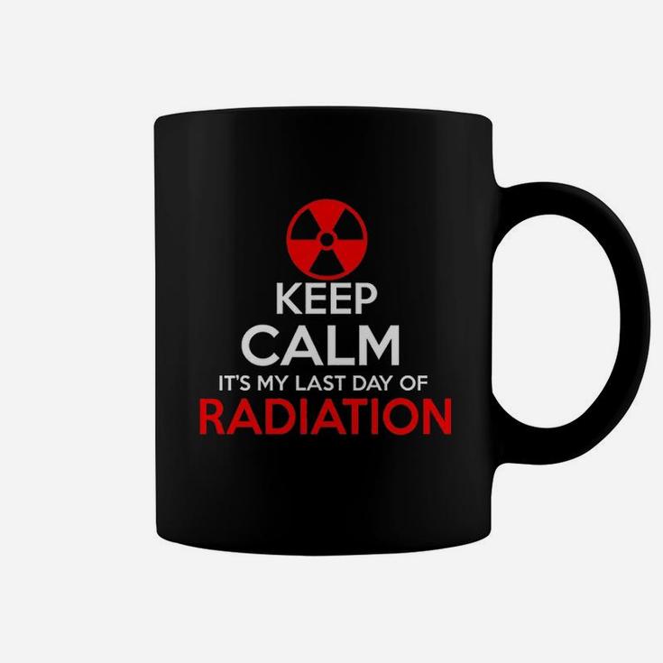 Keep Calm Its My Last Day Of Radiation Coffee Mug