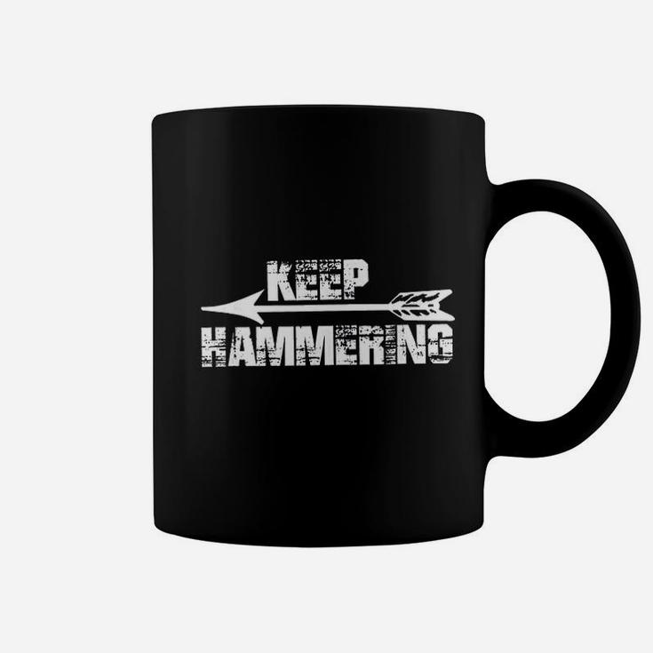Keep Hammering Archery Sports For Men Coffee Mug