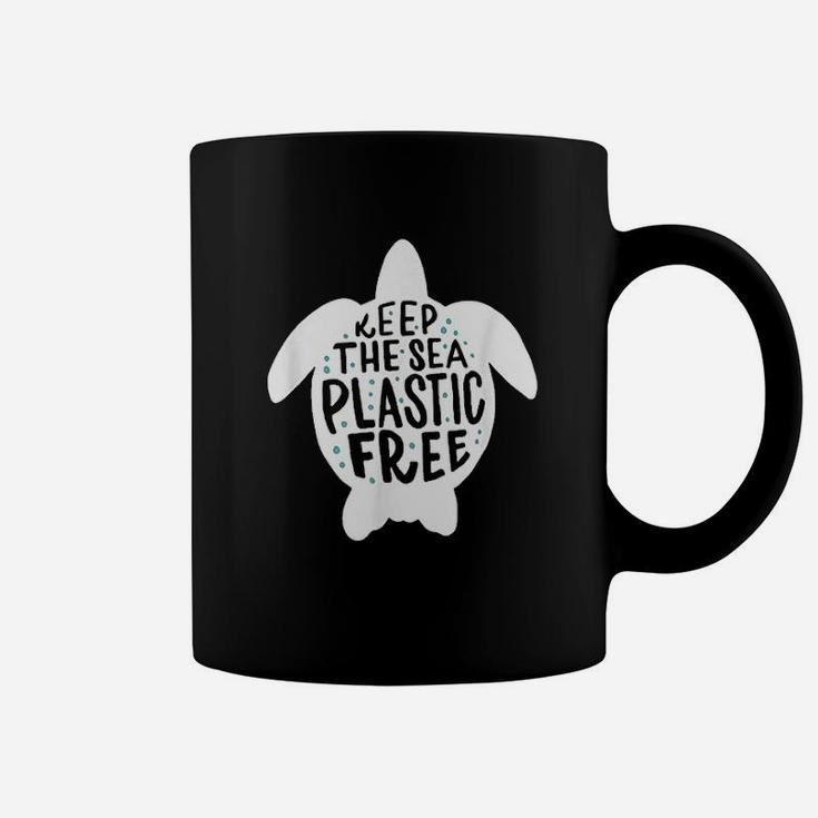 Keep The Sea Plastic Free Turtle Coffee Mug