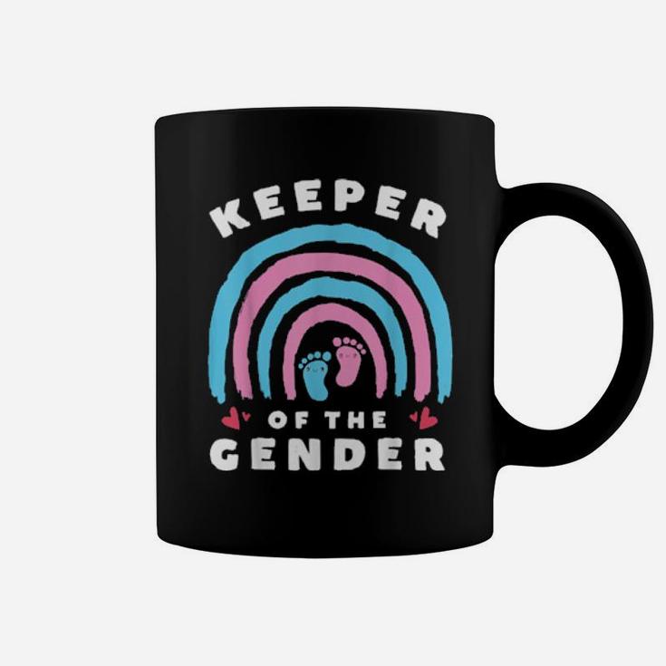 Keeper Of The Gender Cute Baby Gender Reveal Ideas Coffee Mug