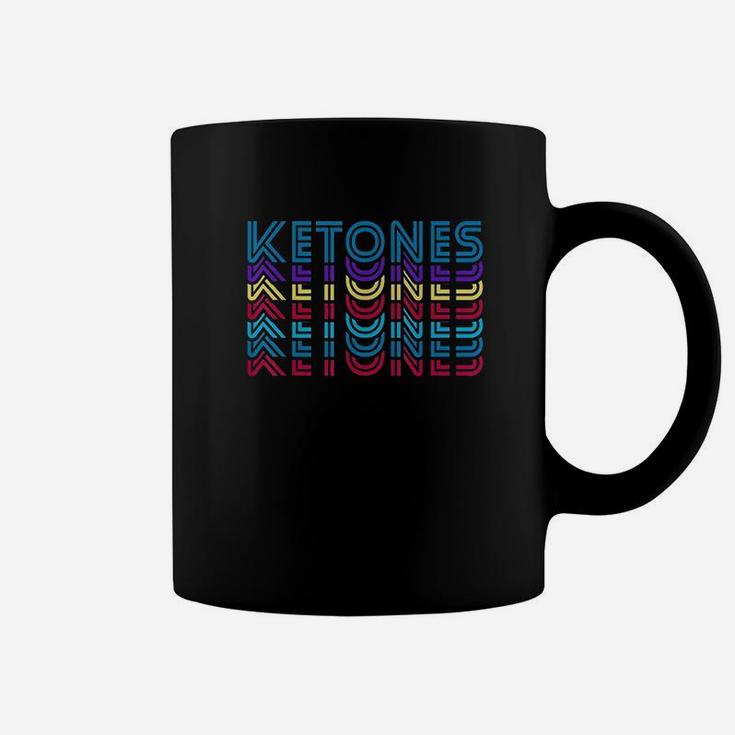 Ketones Retro Vintage Funny Keto Ketogenic Diet Foodie Coffee Mug