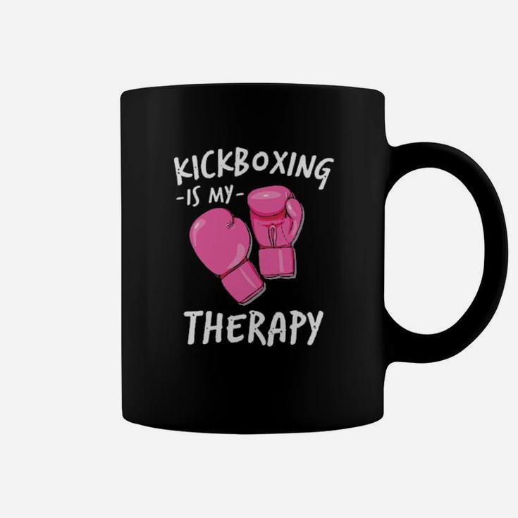 Kickboxing Is My Therapy Coffee Mug