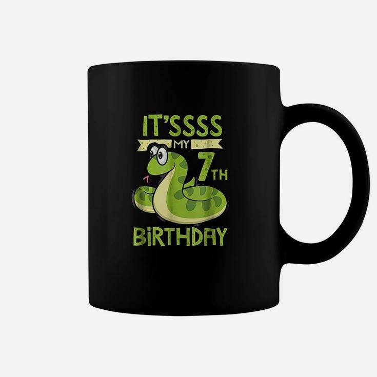Kids 7Th Birthday Snake For 7 Yr Old Boys Girls Coffee Mug