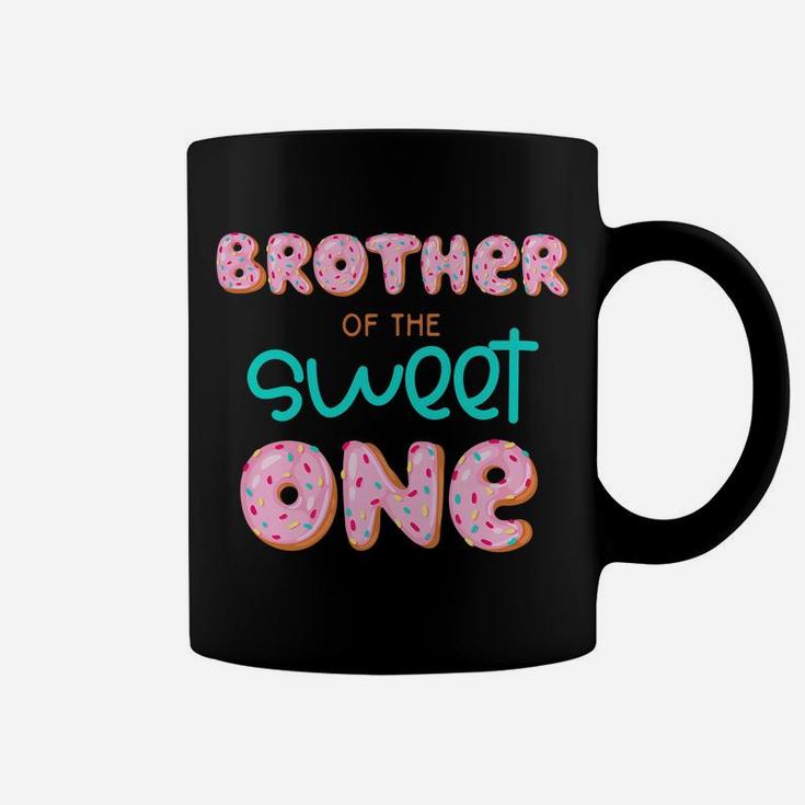 Kids Brother Of Sweet One First Birthday Matching Family Donut Coffee Mug