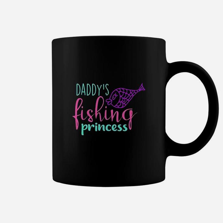 Kids Daddys Fishing Princess Coffee Mug