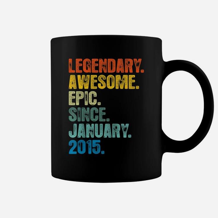 Kids Epic Since January 2015 5Th Birthday Gift 5 Yrs Old Coffee Mug