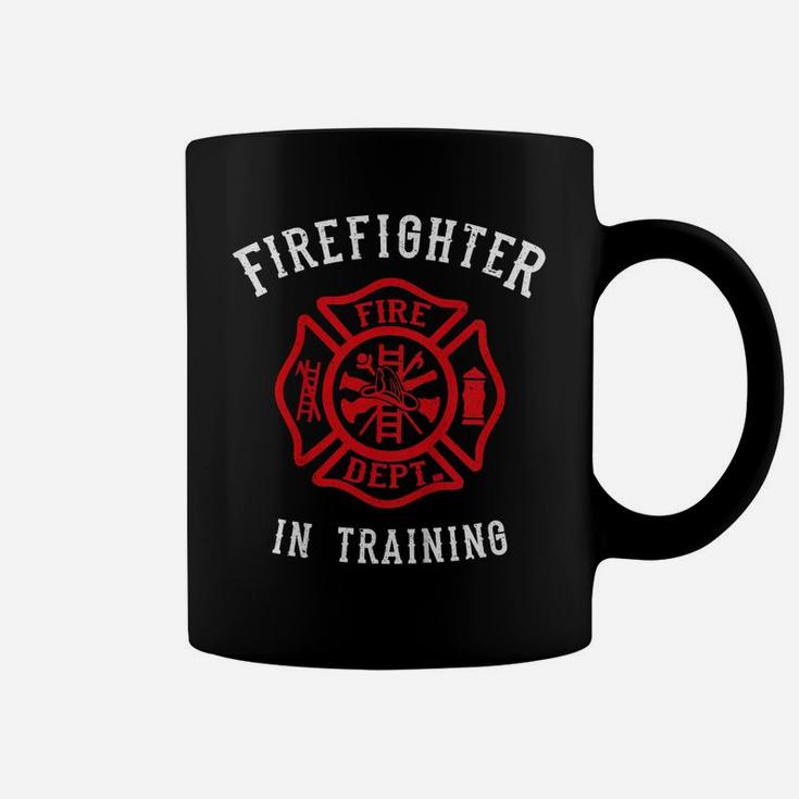 Kids Firefighter Shirt For Kids Cute Toddler Fire Fighter Coffee Mug