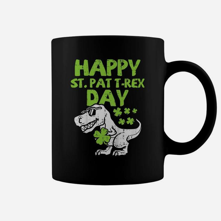 Kids Happy St Pat T-Rex Day Dino Saurus St Patricks Day Boys Gift Coffee Mug