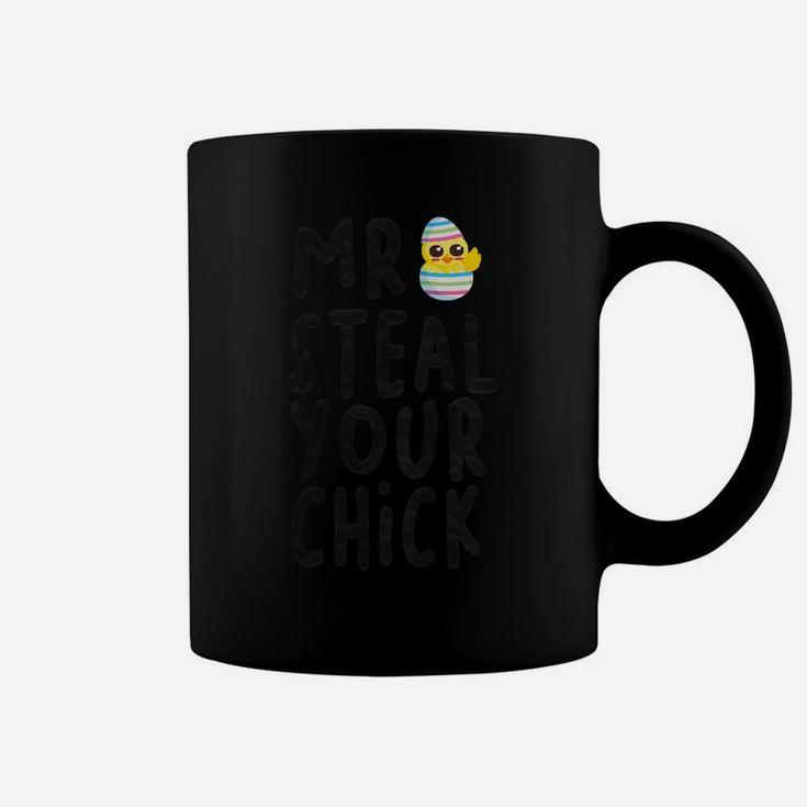 Kids Mr Steal Your Chick Hunting Baby Chicken Hunting Eggs Coffee Mug