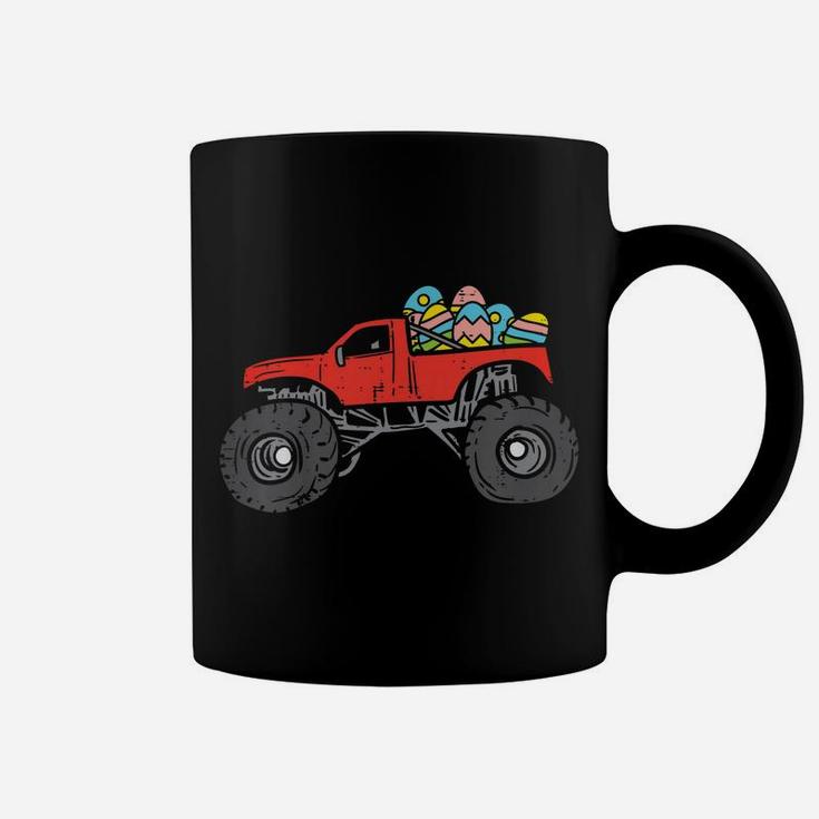Kids Red Monster Truck Eggs Easter Egg Hunting Boys Kids Toddler Coffee Mug
