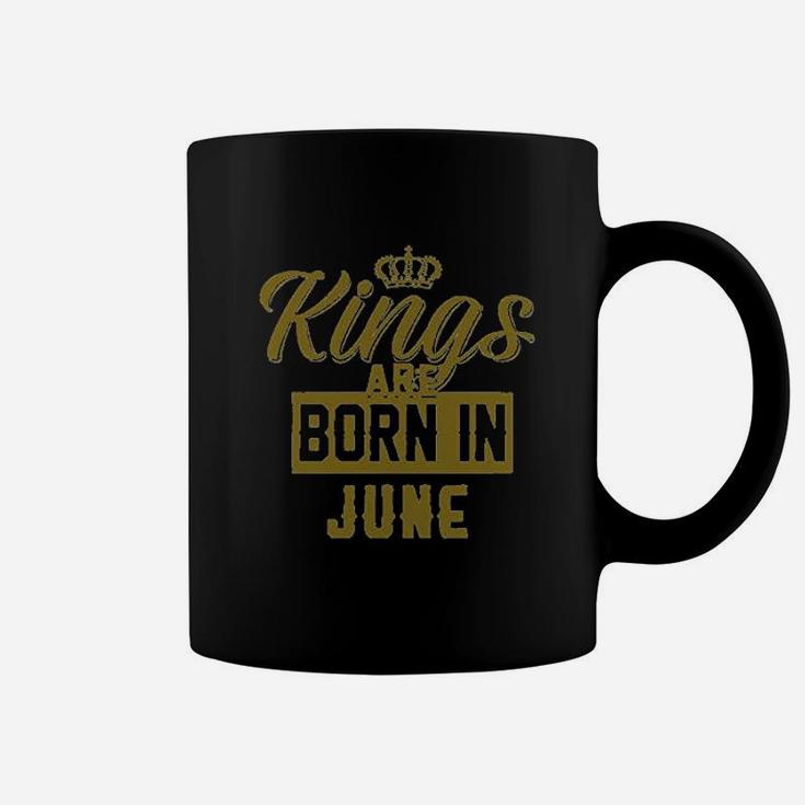 Kings Are Born In Gold Design  Birthday Gift Idea Coffee Mug