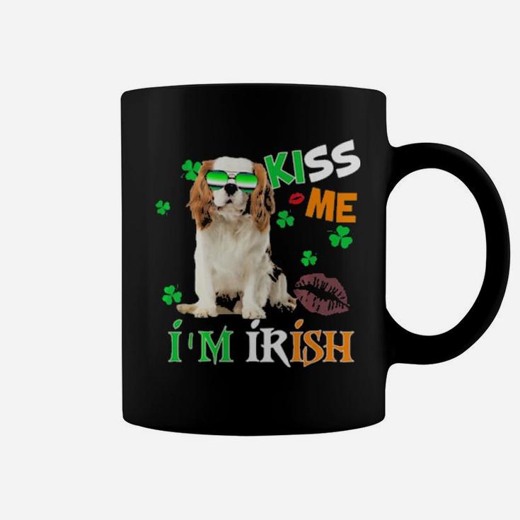 Kiss Me Im Irish My Cavalier King Is My Lucky Charm Coffee Mug