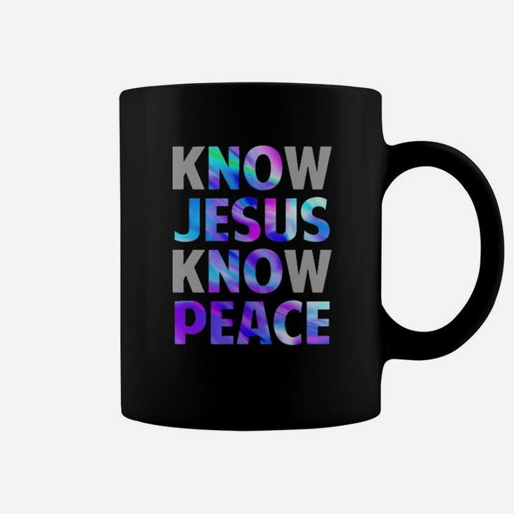 Know Jesus Know Peace Coffee Mug