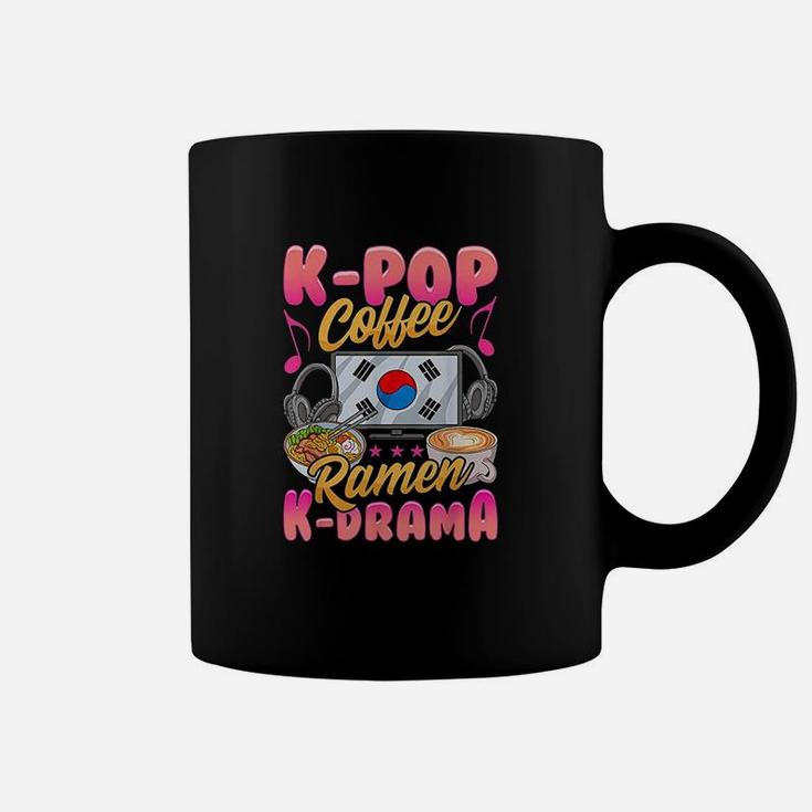 Kpop Coffee Ramen Kdrama Music Korean Tv Merchandise Gift Coffee Mug
