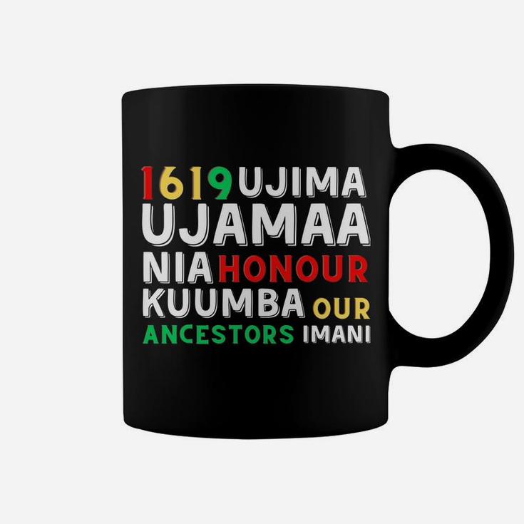 Kwanzaa Shirt Seven Principles Afro-American Kwanza Symbols Sweatshirt Coffee Mug