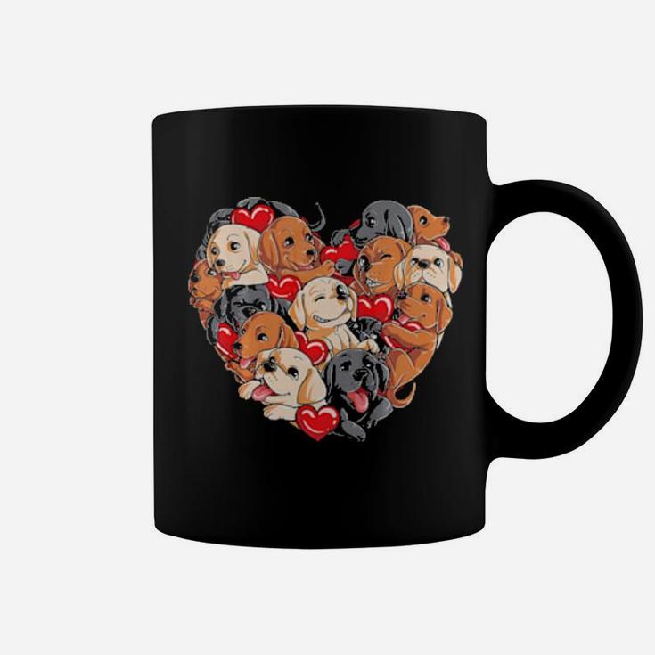 Labrador Valentines Day Dog Lover Heart Coffee Mug