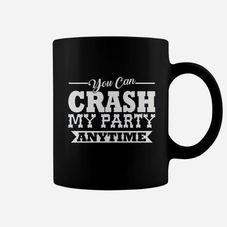 Ladies Crash My Party Anytime Country Song Game Coffee Mug