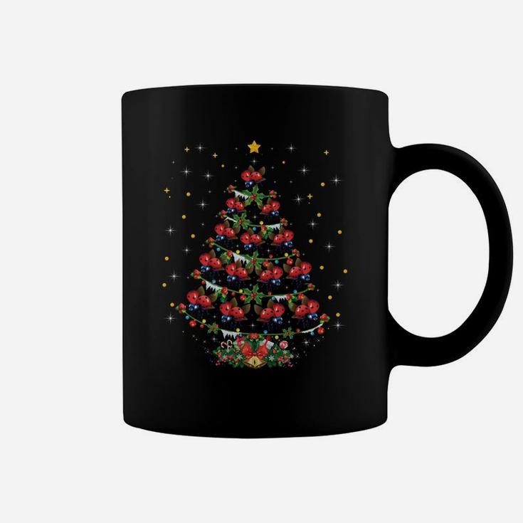 Ladybug Animal Lover Xmas Gift Ladybug Christmas Tree Sweatshirt Coffee Mug