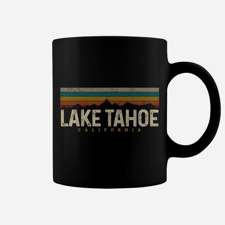 Lake Tahoe Vintage Mountains Hiking Camping Retro California Coffee Mug