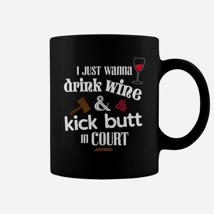 Lawyer Wine Lover Attorney Gift Law School Student Coffee Mug