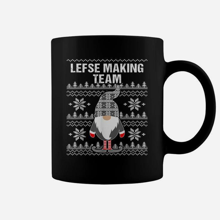 Lefse Making Team Christmas Tomte Gnome Ugly Christmas Coffee Mug